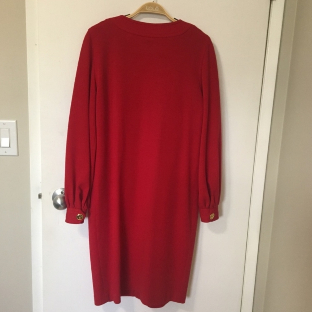 Ports International Bright Red Long Cardigan - Picture 3 of 8